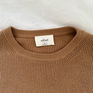 Wilfred Tan Knit Sweater
